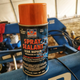 I cleaned the plug, pinged it back in tight with a punch and hammer (had to remove the hydraulic pump to reach) and then covered it up with this stuff.